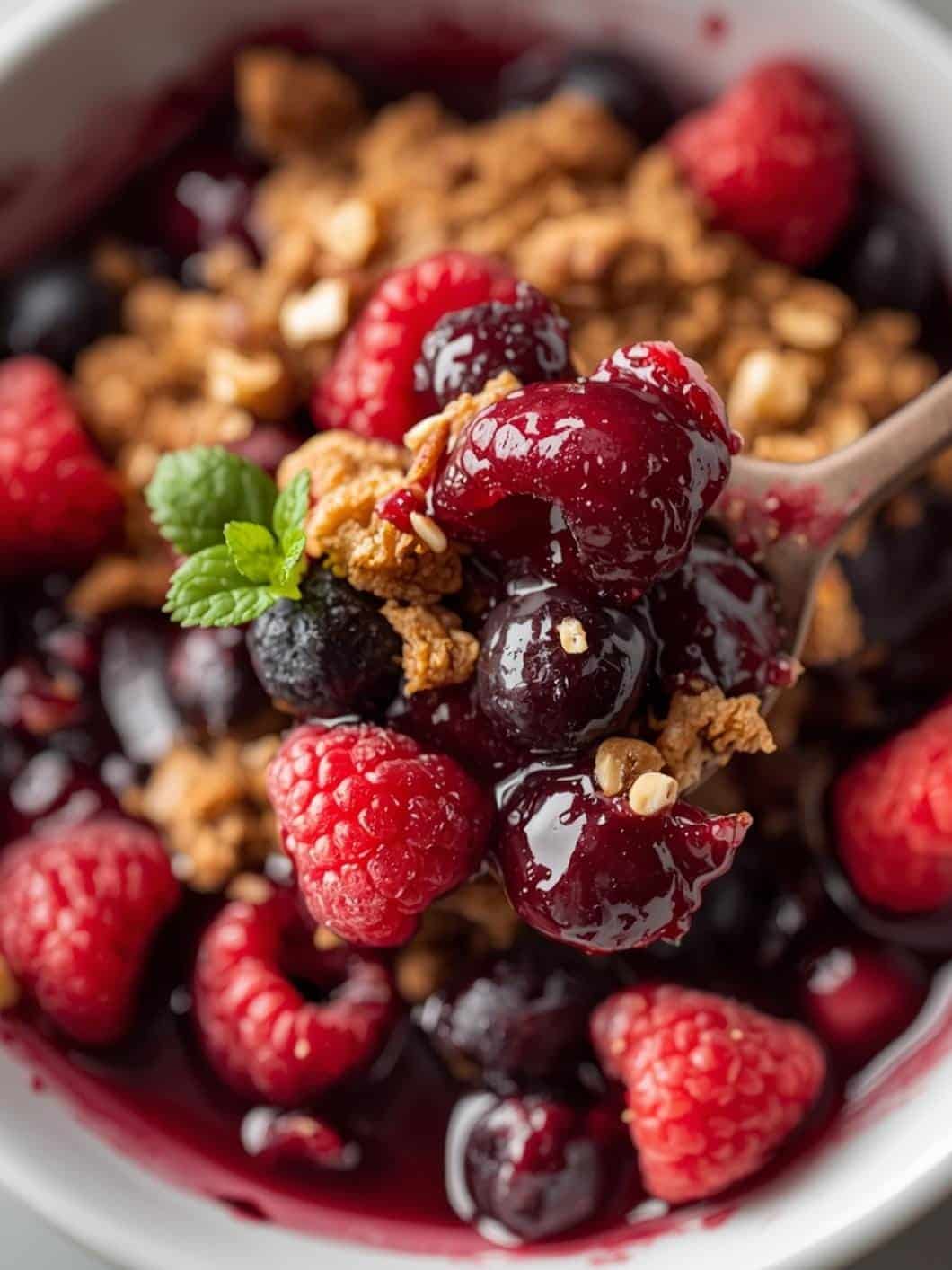 Guilt-Free Berry Crisp: Whole Grains & Delicious Fresh Berries